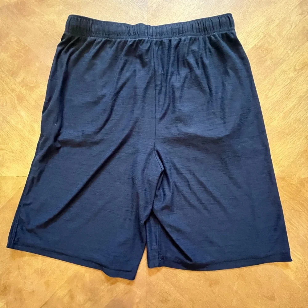 Marled Dark Blue Athletic Shorts - Old Navy - Kids - XXL (18–20)